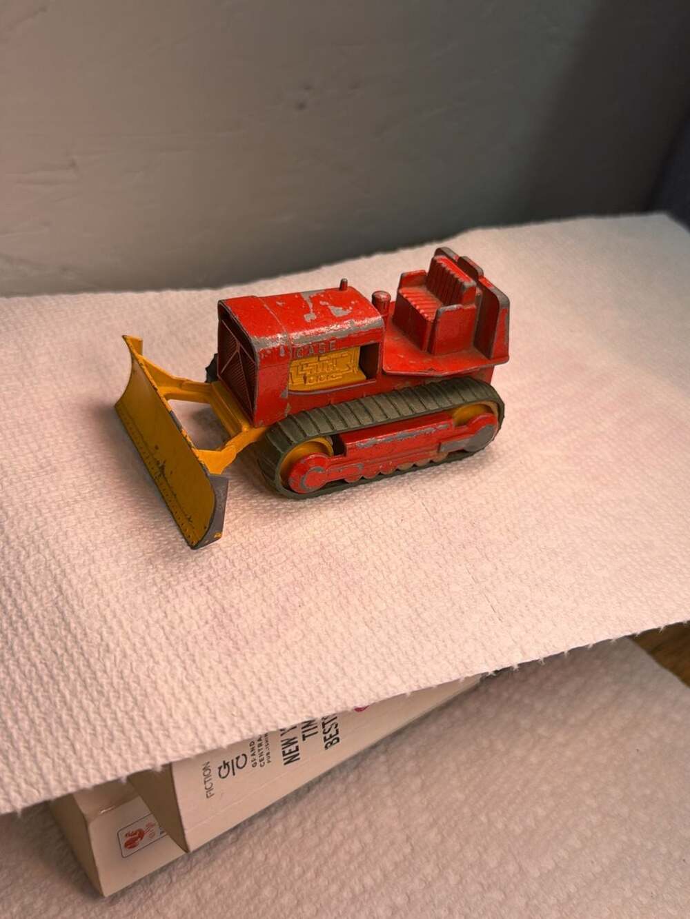 Vintage Matchbox Lesney No. 16 Case Tractor Bulldozer with Taylor Woodrow Decal